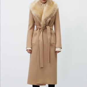 ZARA Belted Wool Coat